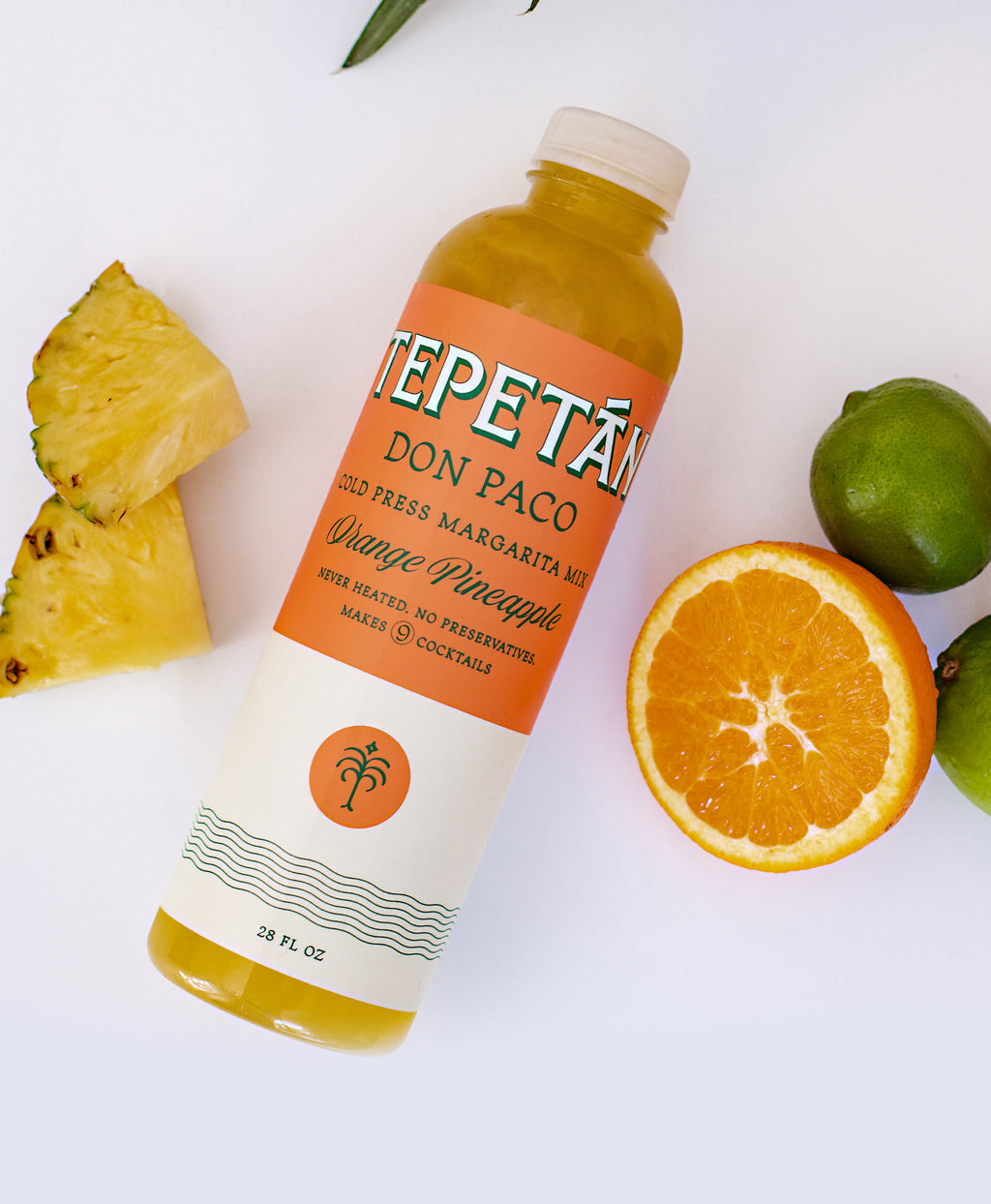 4 x 28oz Bottles: Orange Pineapple