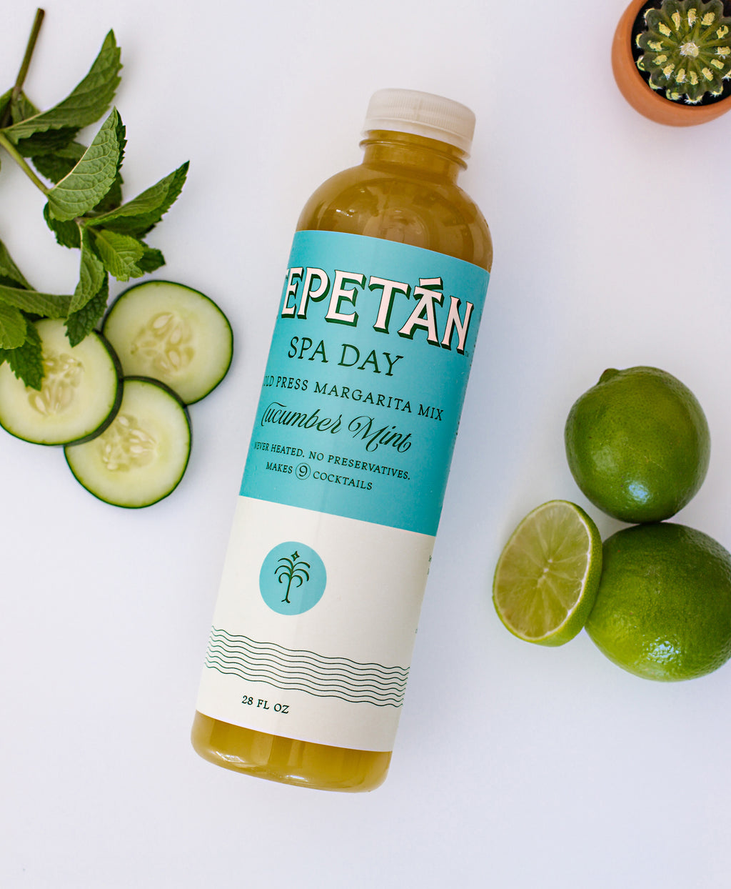 4 x 28oz Bottles Cucumber Mint