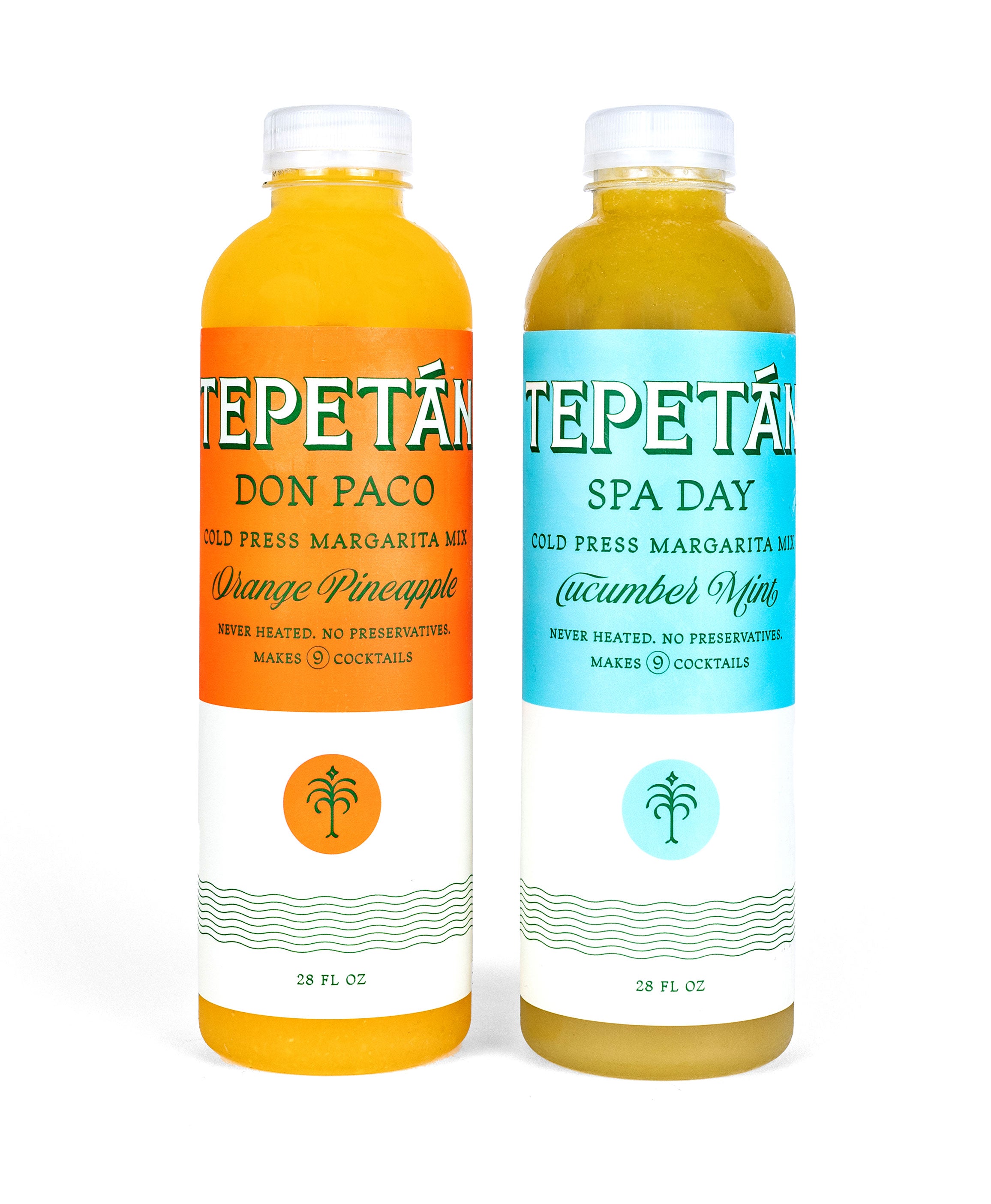 6 x 28oz Bottles: 3 Cucumber Mint + 3 Orange Pineapple